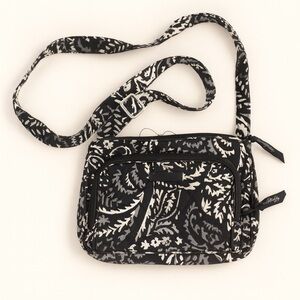Vera Bradley Black and White Crossbody Bag